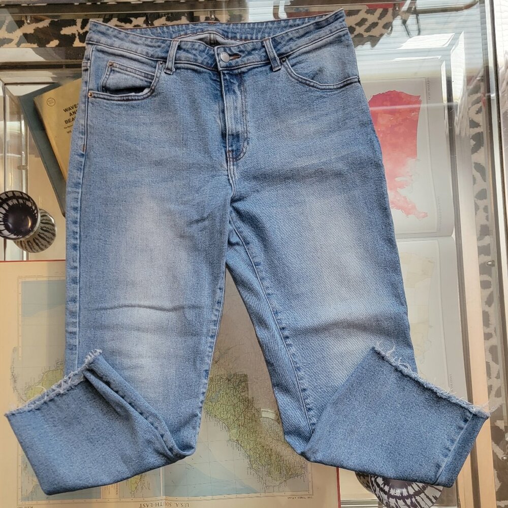 Dr Denim Straight Leg Crop